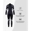 imageSeaskin Wetsuits for Men Women 3mm Front Zip Full WetsuitWomens BlackGray