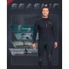 imageSeaskin 5mm Wetsuits for Men Front Zip Full WetsuitBlack