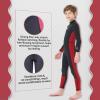 imageSeaskin Kids Wetsuit for Boys Girls Toddlers 2mm Front Zipper Shorty Wetsuits 3mm Back Zip Full Wetsuit Neoprene Thermal Swimsuits for Diving Surfing Swim LessonsBoys fullsuit