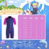 imageSeaskin Kids Wetsuit for Boys Girls Toddlers 2mm Front Zipper Shorty Wetsuits 3mm Back Zip Full Wetsuit Neoprene Thermal Swimsuits for Diving Surfing Swim LessonsGirls