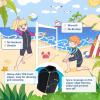 imageSeaskin Kids Wetsuit for Boys Girls Toddlers 2mm Front Zipper Shorty Wetsuits 3mm Back Zip Full Wetsuit Neoprene Thermal Swimsuits for Diving Surfing Swim LessonsGirls