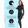 imageSeaskin Mens 3mm Shorty Wetsuit Womens Full Body Diving Suit Front Zip Wetsuit for Diving Snorkeling Kayaking SwimmingWomens Fullsuit