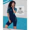 imageSeaskin Shorty Wetsuits for Men Womens 3mm Back ZipGreen Womens