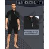 imageSeaskin Shorty Wetsuits for Mens Womens 2mm Front Zip Diving SuitsBlack Mens