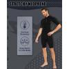 imageSeaskin Shorty Wetsuits for Mens Womens 2mm Front Zip Diving SuitsBlack Mens