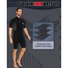 imageSeaskin Shorty Wetsuits for Mens Womens 2mm Front Zip Diving SuitsBlack Mens