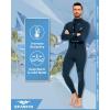 imageSeaskin Wetsuits for Mens Womens 2mm Front Zip Full Body Diving SuitsNavy Blue Mens