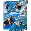imageSeaskin Wetsuits for Mens Womens 2mm Front Zip Full Body Diving SuitsNavy Blue Mens