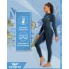 imageSeaskin Wetsuits for Mens Womens 2mm Front Zip Full Body Diving SuitsNavy Blue Womens