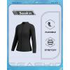 imageSeaskin Womens Wetsuit Tops 2mm Front ZipperBlack