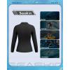 imageSeaskin Womens Wetsuit Tops 2mm Front ZipperBlack