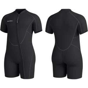 imageSeaskin Plus Size 3mm Shorty Wetsuit for Mens and WomensMens plus size
