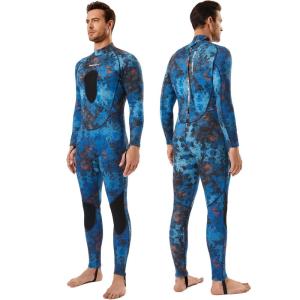 imageSeaskin Spearfishing Wetsuit for Mens 15mm 3mm Neoprene Full Body Diving Suits for Snorkeling Swimming3mm