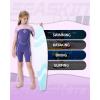 imageSeaskin Kids Wetsuit for Boys Girls Toddler 3mm Back Zip Thermal SwimsuitsPink shorty