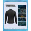 imageSeaskin Mens Wetsuit Tops 2mm Front ZipperBlack