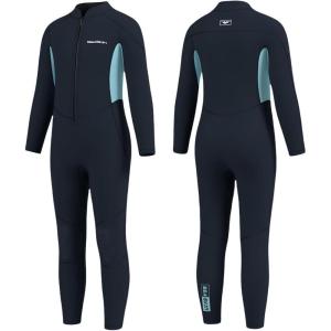 image:imageSeaskin Kids Wetsuit for Boys Girls Toddlers 3mm Front Zip Full Body Diving Suits Neoprene Thermal Swimsuits for Swimming Diving Water SportsBlue
