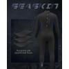 image:imageSeaskin Full Wetsuits for Men 3mm Back Zip Diving SuitsBlackBlue