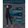 image:imageSeaskin Womens Wetsuit 3mm Neoprene Full Body Front Zip Diving SuitsBlackBlue