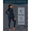 image:imageSeaskin Womens Wetsuit 3mm Neoprene Full Body Front Zip Diving SuitsNavy Blue