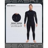 image:imageSeaskin Full Wetsuits for Men 3mm Neoprene Front Zip Diving SuitsBlack