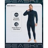 image:imageSeaskin Full Wetsuits for Men 3mm Neoprene Front Zip Diving SuitsNavy Blue