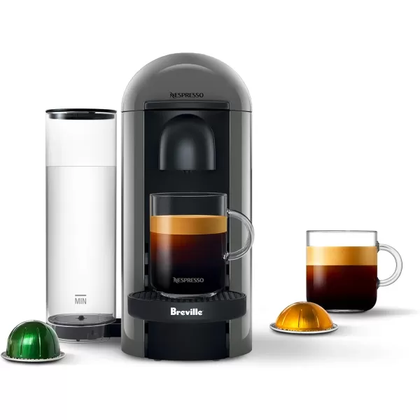 Breville BNV450GRY VertuoPlus Coffee and Espresso Machine, Grey