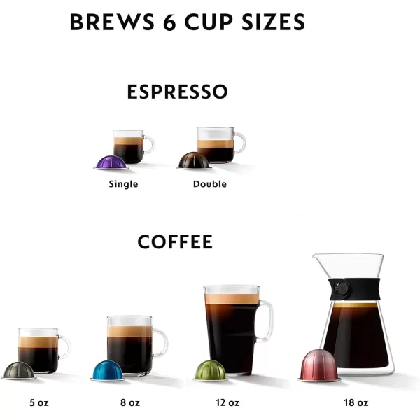 Breville Nespresso Vertuo Creatista BVE850BSS, Brushed Stainless Steel