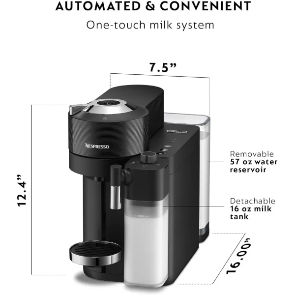 De'Longhi Nespresso Vertuo Lattissima, White