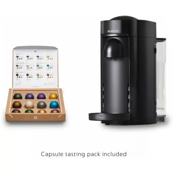 De'Longhi Nespresso VertuoPlus Coffee and Espresso Machine by De'Longhi, 38 ounces, Matte Black