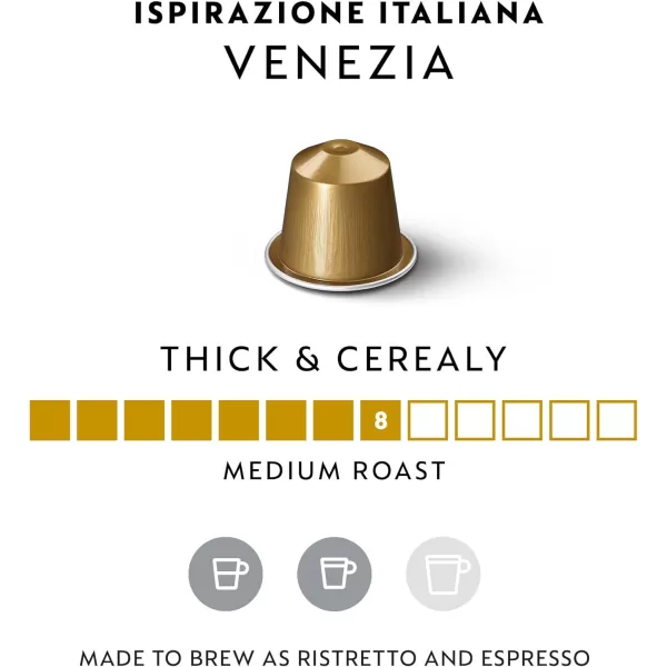 Nespresso Capsules OriginalLine, Ispirazione Arpeggio Intenso, Dark Roast Coffee, 10 Count 