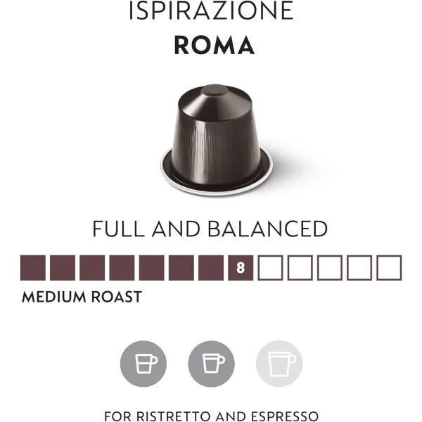 Nespresso Capsules OriginalLine, Ispirazione Arpeggio Intenso, Dark Roast Coffee, 10 Count 