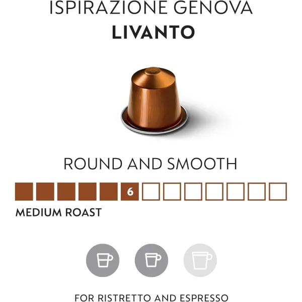Nespresso Capsules OriginalLine, Ispirazione Arpeggio Intenso, Dark Roast Coffee, 10 Count 