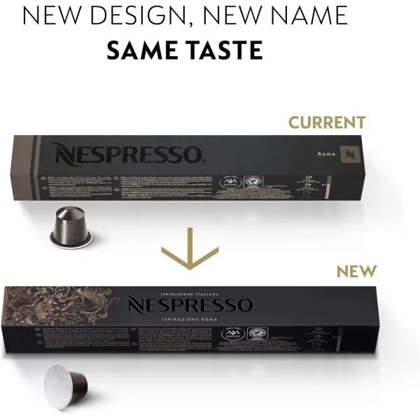 Nespresso Capsules OriginalLine, Ispirazione Arpeggio Intenso, Dark Roast Coffee, 10 Count 