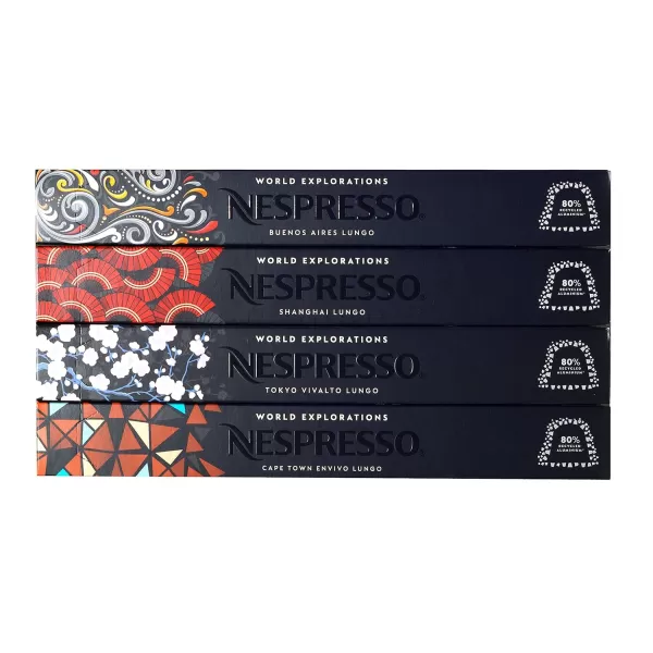 Nespresso Capsules OriginalLine, Vienna Linizio Lungo, Mild Roast Coffee, 50 Count Coffee Pods, Brews 3.7 Ounce 