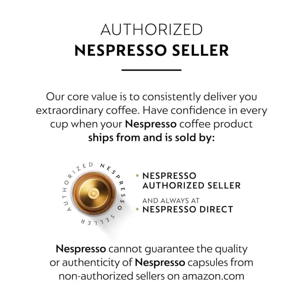 Nespresso Capsules OriginalLine, Vienna Linizio Lungo, Mild Roast Coffee, 50 Count Coffee Pods, Brews 3.7 Ounce 