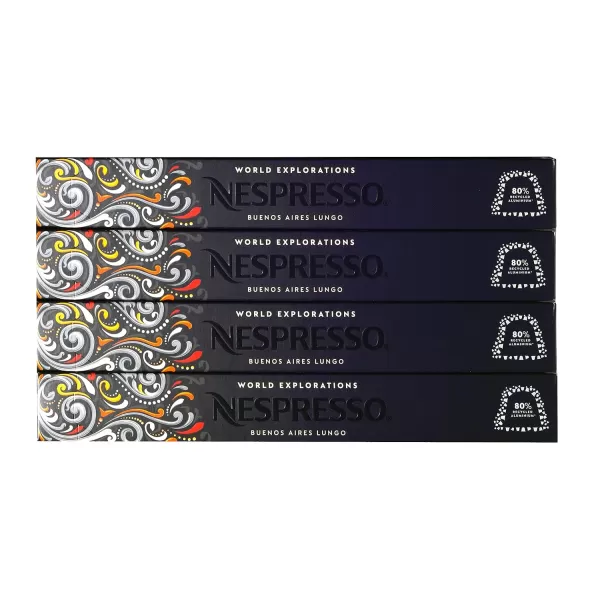 Nespresso Capsules OriginalLine, Vienna Linizio Lungo, Mild Roast Coffee, 50 Count Coffee Pods, Brews 3.7 Ounce 