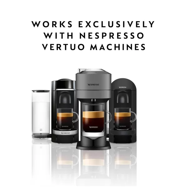 Nespresso Capsules Vertuo, Double Espresso Scuro, Dark Roast Espresso Coffee, 40-Count Coffee Pods, Brews 2.7oz