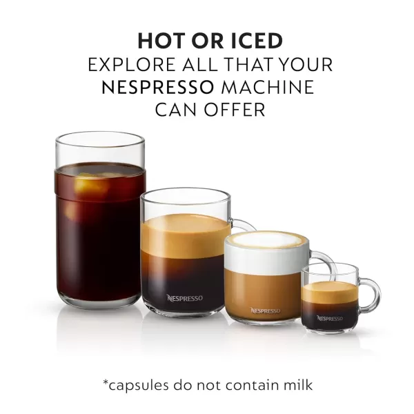 Nespresso Capsules Vertuo, Double Espresso Scuro, Dark Roast Espresso Coffee, 40-Count Coffee Pods, Brews 2.7oz