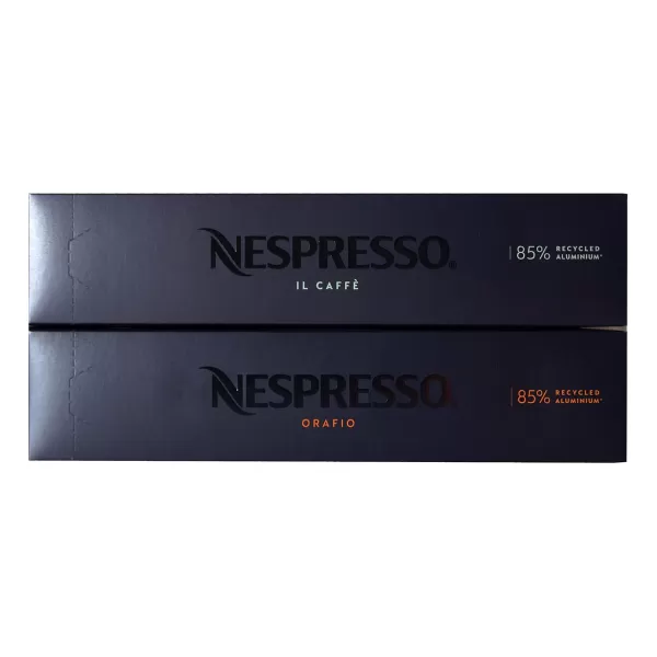 Nespresso Capsules Vertuo, Double Espresso Scuro, Dark Roast Espresso Coffee, 40-Count Coffee Pods, Brews 2.7oz