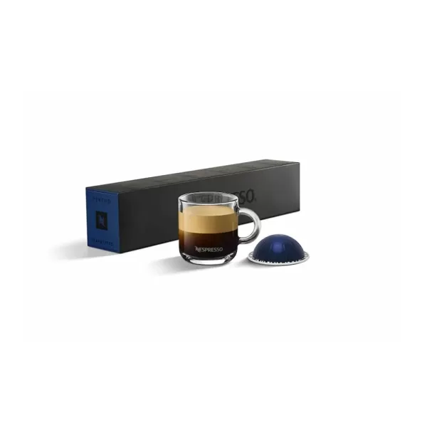 Nespresso Capsules Vertuo, Double Espresso Scuro, Dark Roast Espresso Coffee, 40-Count Coffee Pods, Brews 2.7oz