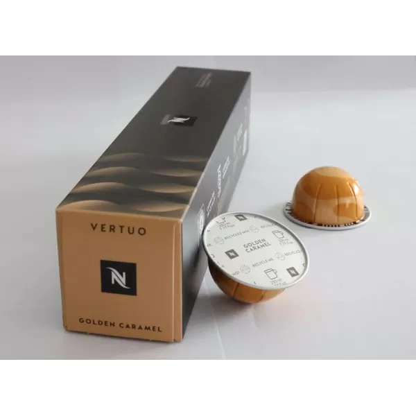 Nespresso Capsules Vertuo, Sweet Vanilla, Medium Roast Coffee, 30 Count Coffee Pods