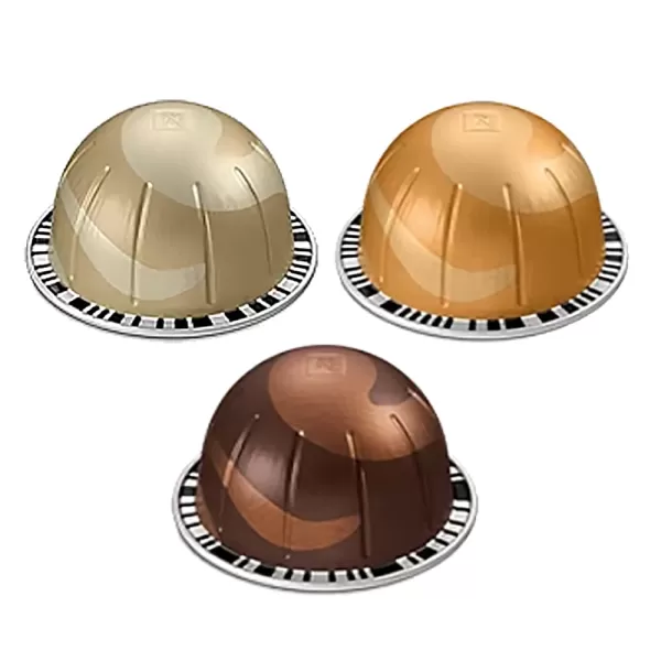 Nespresso Capsules Vertuo, Sweet Vanilla, Medium Roast Coffee, 30 Count Coffee Pods
