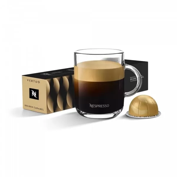 Nespresso Capsules Vertuo, Sweet Vanilla, Medium Roast Coffee, 30 Count Coffee Pods