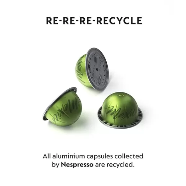 Nespresso Capsules Vertuo, Sweet Vanilla, Medium Roast Coffee, 30 Count Coffee Pods