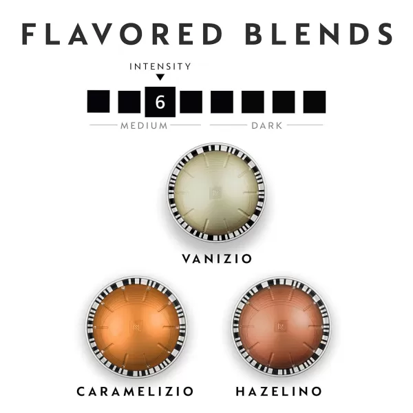 Nespresso Capsules VertuoLine, Best Seller Variety Pack, Medium and Dark Roast Coffee, 30 Count Coffee Pods, Brews 7.8 oz