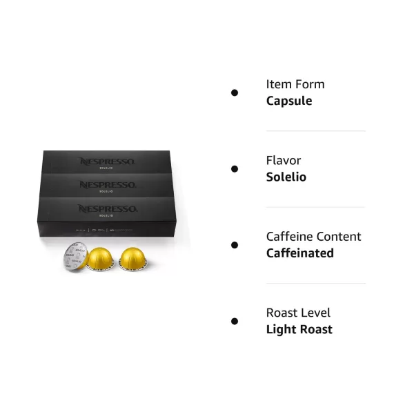 Nespresso Capsules VertuoLine, Best Seller Variety Pack, Medium and Dark Roast Coffee, 30 Count Coffee Pods, Brews 7.8 oz