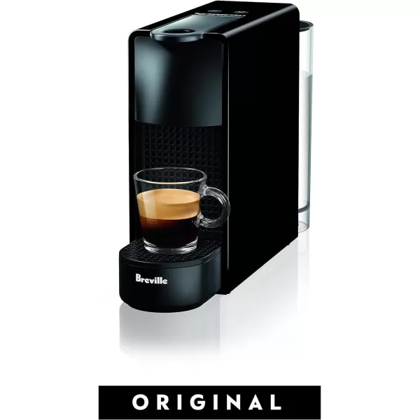 Nespresso Essenza Mini Espresso Machine by Breville,0.6 Liters, Piano Black, 15.25 x 5.5 x 12.25 in