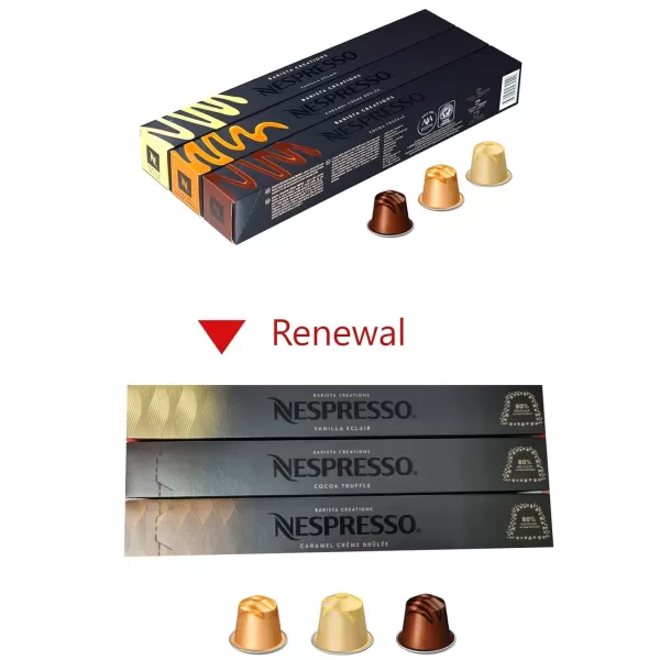 Nespresso OriginalLine, Caramello, 50 Count Coffee Pods