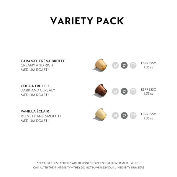 Nespresso OriginalLine, Vaniglia 50 Count Espresso Coffee Pods
