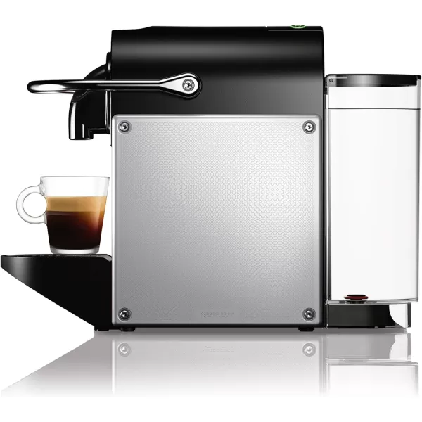 Nespresso Pixie Espresso Machine by De'Longhi, 1100ml, Aluminum,Silver